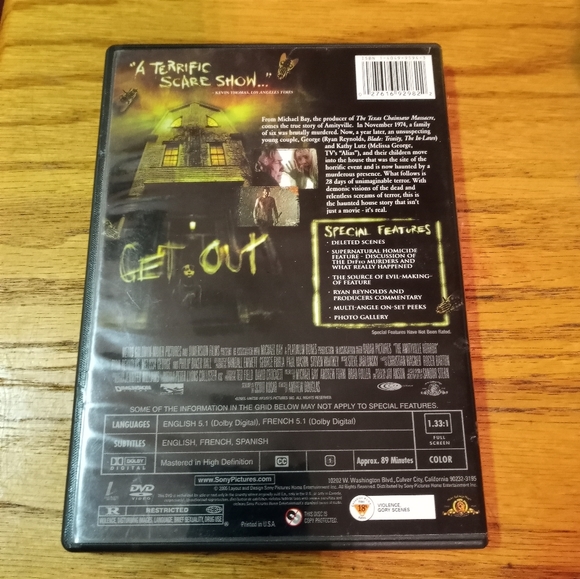 THE AMITYVILLE HORROR on DVD - Picture 2 of 2